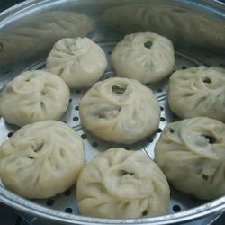 苋菜韭菜馅素包的做法[图]