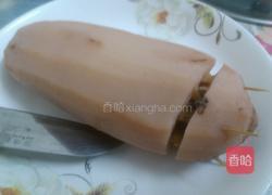 绿豆酿莲藕的做法图解8