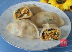 燙面素餡鍋貼餃子的做法圖解13