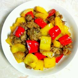彩椒炒鸡肉的做法[图]