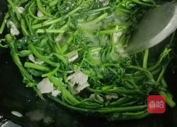 瘦肉炒菜心的做法图解5