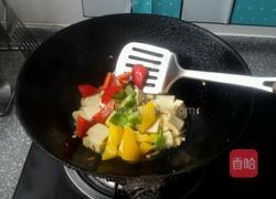 彩椒蚝油豆腐的做法图解7