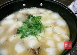 白萝卜炖腊排骨的做法图解5