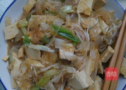 大葱炒豆腐加剩菜的做法图解5