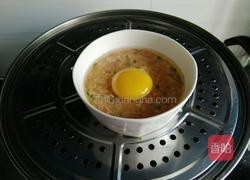 肉蒸鸡蛋糕的做法图解8