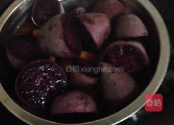 南瓜紫薯饼的做法图解2