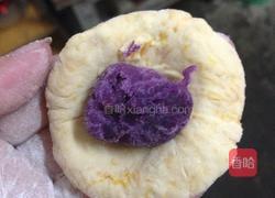 南瓜紫薯饼的做法图解5