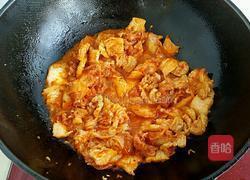 辣白菜豆腐汤的做法图解3