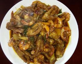 明虾鸡爪煲[图]