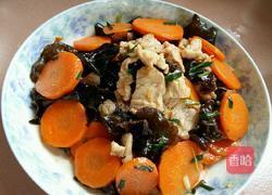 黑木耳胡萝卜肉片的做法图解11