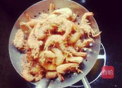 黄金炸虾的做法图解5