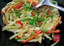 双椒榨菜丝的做法图解9