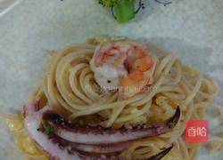 海鲜意大利面的做法图解13