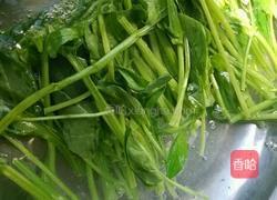 胡油菠菜炒蛋的做法图解3