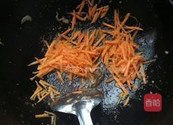 豆芽炒胡萝卜丝儿的做法图解4
