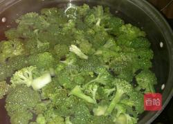 耗油蒜末西兰花的做法图解2