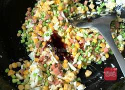 培根蛋炒饭的做法图解4