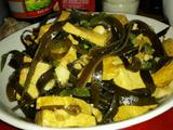 海带炒豆腐