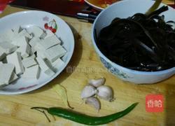 海带炒豆腐的做法图解1