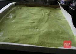 红豆抹茶舒芙蕾蛋卷的做法图解9