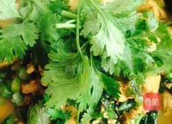 肉丝菜苔烧豆腐的做法图解12