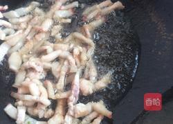 肉丝菜苔烧豆腐的做法图解5