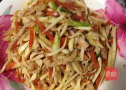 茭白胡罗卜肉丝的做法图解8