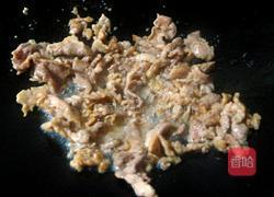 肉片炒茭白的做法图解3