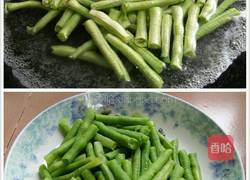 蒜蓉豇豆腐竹炒肉片的做法图解8