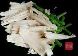 蒜蓉豇豆腐竹炒肉片的做法图解11