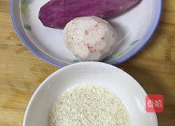 健康三色养生粥的做法图解1