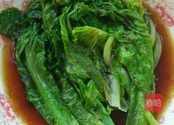蚝油生菜的做法图解4