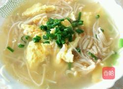 金针菇鸡蛋汤的做法图解20