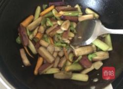 茄子芋头花 蒸菜的做法图解3