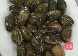 豉椒炒花甲王的做法图解1