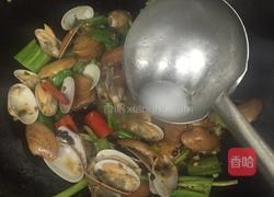豉椒炒花甲王的做法图解10