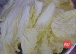 肉片辣椒白菜叶的做法图解2