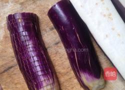 格花茄子的做法图解1