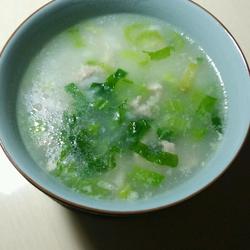 青菜瘦肉粥的做法[图]