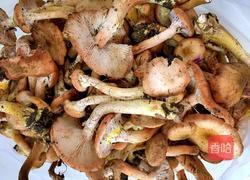 鲜榛蘑炒肉的做法图解1