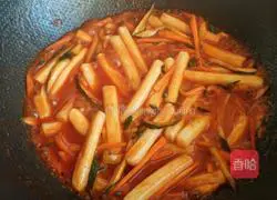 Illustration of how to make fried rice cake 11