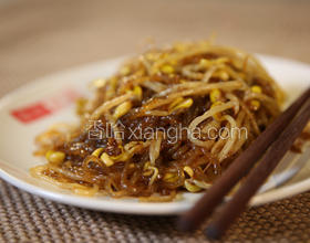 黃豆芽炒粉條