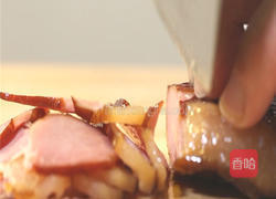 芥蓝炒腊肉的做法图解5