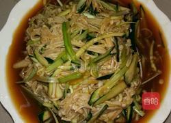 凉拌金针黄瓜的做法图解7