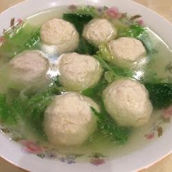 白菜豆腐圆子汤的做法[图]