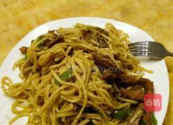 牛肉炒拉面的做法图解6