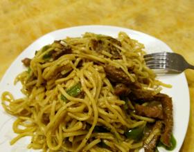 牛肉炒拉面[图]