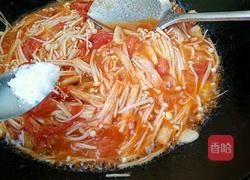 西红柿炒金针菇的做法图解10