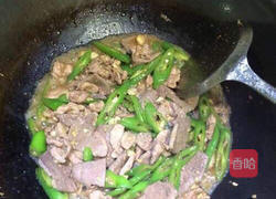 青椒猪肝炒瘦肉的做法图解10