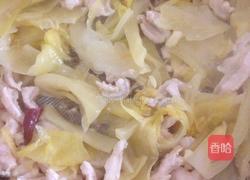 咸菜炒板筋的做法图解6